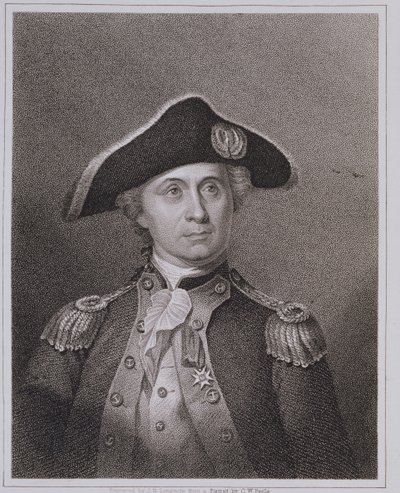 John Paul Jones, engraved by James Barton Longacre by Charles Willson Peale